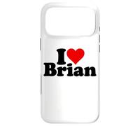 I LOVE HEART BRIAN Case for iPhone 17 Pro Max