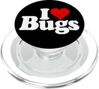 I LOVE HEART BUGS INSECTS ENTOMOLOGY PopSockets PopGrip for MagSafe