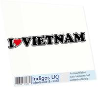 I Love Heart Bumper Sticker 15 cm I LOVE Vietnam Sticker