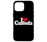 I LOVE HEART CAMBODIA CAMBODIAN CULTURE Case for iPhone 16 Pro Max