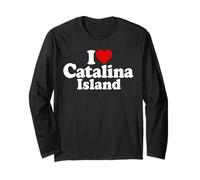 I Love Heart Catalina Island Channel Islands California Long Sleeve T-Shirt
