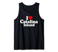 I Love Heart Catalina Island Channel Islands California Tank Top
