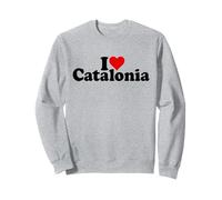 I LOVE HEART CATALONIA CATALUNYA CATALAN CULTURE SPAIN Sweatshirt