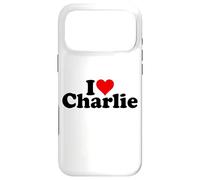 I LOVE HEART CHARLIE CHARLES NAME ON A TEE Case for iPhone 17 Pro Max