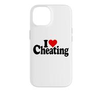 I LOVE HEART CHEATING DECEPTION DISHONESTY Case for iPhone 14