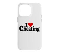 I LOVE HEART CHEATING DECEPTION DISHONESTY Case for iPhone 14 Pro Max