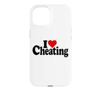I LOVE HEART CHEATING DECEPTION DISHONESTY Case for iPhone 15