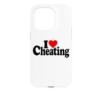 I LOVE HEART CHEATING DECEPTION DISHONESTY Case for iPhone 15 Pro