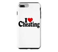 I LOVE HEART CHEATING DECEPTION DISHONESTY Case for iPhone 7 Plus/8 Plus