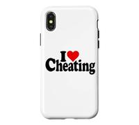 I LOVE HEART CHEATING DECEPTION DISHONESTY Case for iPhone X/XS