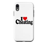I LOVE HEART CHEATING DECEPTION DISHONESTY Case for iPhone XR