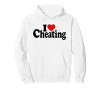 I LOVE HEART CHEATING DECEPTION DISHONESTY Pullover Hoodie