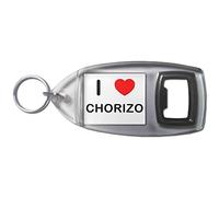 I Love Heart Chorizo - Plastic Bottle Opener Key Ring