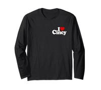 I Love Heart Cincy Cincinatti Ohio Long Sleeve T-Shirt