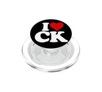I LOVE HEART CK C K C.K. INITIALS MONOGRAM NICKNAME PopSockets PopGrip for MagSafe