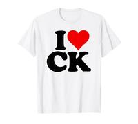 I Love Heart CK C K C.K. Initials Monogram Nickname T-Shirt