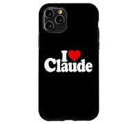 I LOVE HEART CLAUDE NAME ON A TEE Case for iPhone 11 Pro