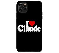 I LOVE HEART CLAUDE NAME ON A TEE Case for iPhone 11 Pro Max