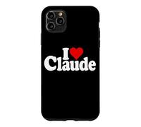 I LOVE HEART CLAUDE NAME ON A TEE Case for iPhone 11 Pro Max