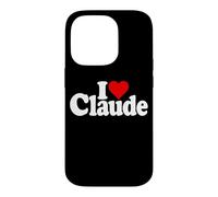 I LOVE HEART CLAUDE NAME ON A TEE Case for iPhone 14 Pro