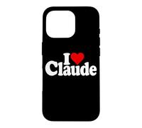 I LOVE HEART CLAUDE NAME ON A TEE Case for iPhone 16 Pro