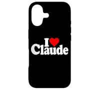 I LOVE HEART CLAUDE NAME ON A TEE Case for iPhone 17