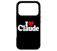 I LOVE HEART CLAUDE NAME ON A TEE Case for iPhone 17 Pro