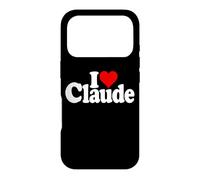 I LOVE HEART CLAUDE NAME ON A TEE Case for iPhone 17 Pro
