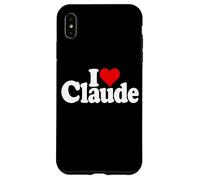 I LOVE HEART CLAUDE NAME ON A TEE Case for iPhone XS Max