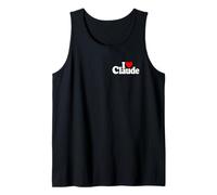 I Love Heart Claude Name ON A TEE Tank Top