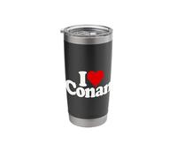 I Love Heart Conan Name TEE Stainless Steel Insulated Tumbler