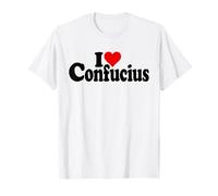 I Love Heart Confucius Confucian Philosophy T-Shirt