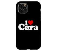 I LOVE HEART CORA NAME ON A TEE Case for iPhone 11 Pro