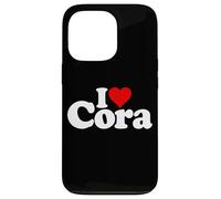 I LOVE HEART CORA NAME ON A TEE Case for iPhone 13 Pro