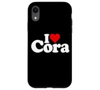 I LOVE HEART CORA NAME ON A TEE Case for iPhone XR