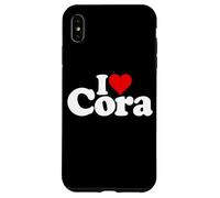 I LOVE HEART CORA NAME ON A TEE Case for iPhone XS Max