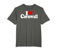 I LOVE HEART CORNWALL AND CORNISH CULTURE T-Shirt