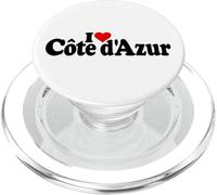 I LOVE HEART COTE D'AZUR THE FRENCH RIVIERA NICE MONACO PopSockets PopGrip for MagSafe