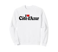 I LOVE HEART COTE D'AZUR THE FRENCH RIVIERA NICE MONACO Sweatshirt