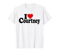 I Love Heart Courtney Name ON A TEE Value Graphic T-Shirt