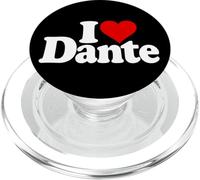 I LOVE HEART DANTE NAME ON A TEE PopSockets PopGrip for MagSafe