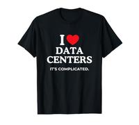 I Love Heart Data Centers It's Complicated Value Graphic T-Shirt