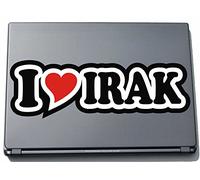 I Love Heart Decal Sticker Laptop skin 210 mm I LOVE IRAQ