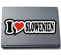 I Love Heart Decal Sticker Laptop skin 210 mm I LOVE Slovenia