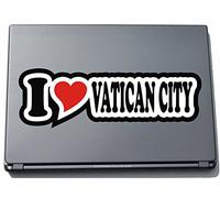 I Love Heart Decal Sticker Laptop skin 210 mm I LOVE Vatican City