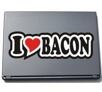 I Love Heart Decal Sticker Laptop Skin 297 mm I LOVE BACON