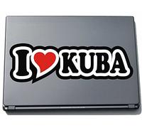 I Love Heart Decal Sticker Laptop skin 297 mm I LOVE CUBA