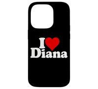 I LOVE HEART DIANA Case for iPhone 14 Pro