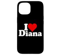 I LOVE HEART DIANA Case for iPhone 15