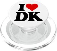 I LOVE HEART DK D K INITIALS NICKNAME MONOGRAM PopSockets PopGrip for MagSafe